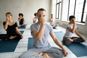 ujjayi group yoga session